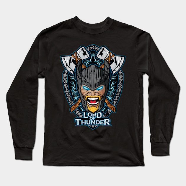 Lord of Thunder Long Sleeve T-Shirt by vecturo